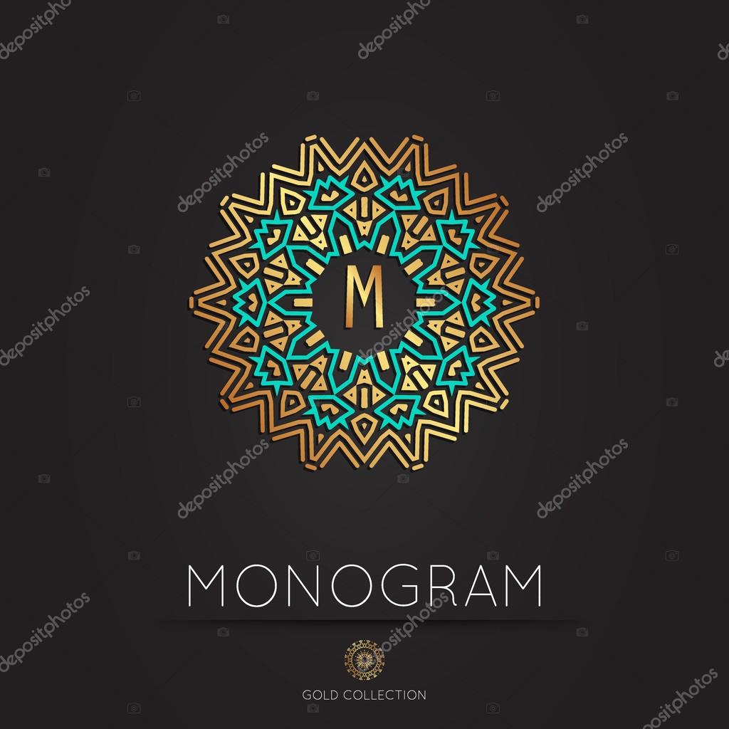Royal Elegant linear abstract monogram, vector template. Hotel logo. Kings symbol