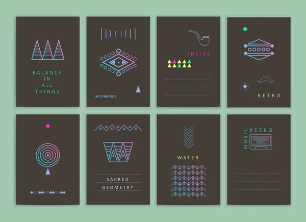 Modern yaratıcı kartları