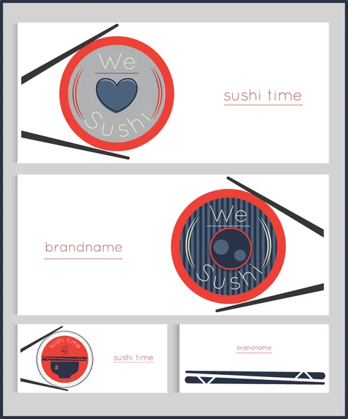 suşi zamanı kartvizit şablonu