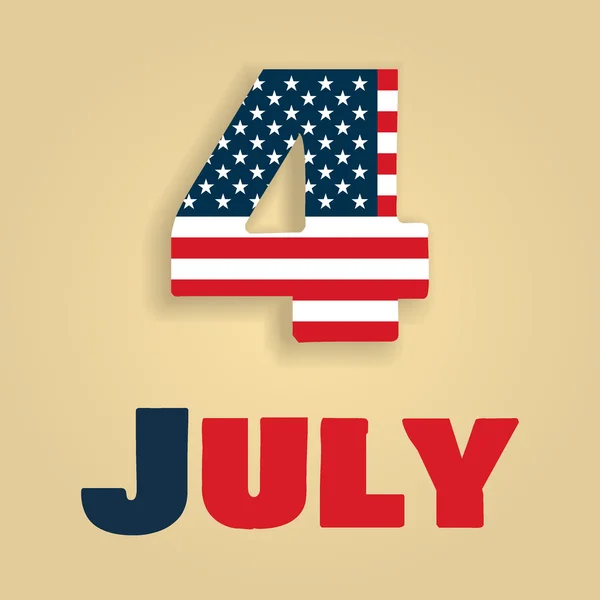 4 липня amerika — стоковий вектор