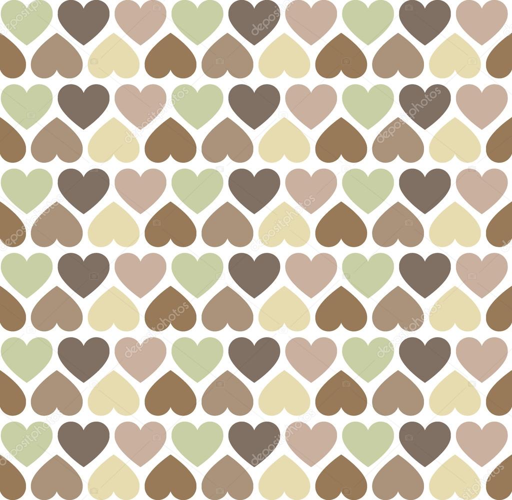 hipster hearts pattern