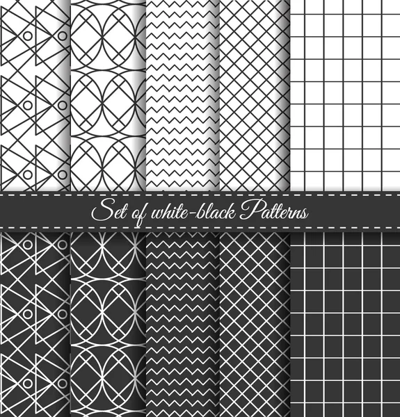 Set of black white Pattern5