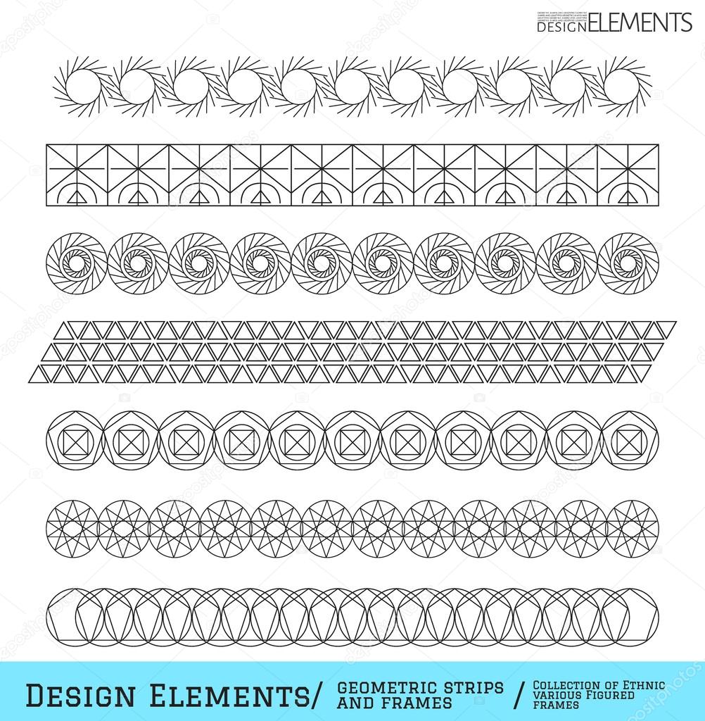 Set of geometric hipster shapes and logotypes654888511