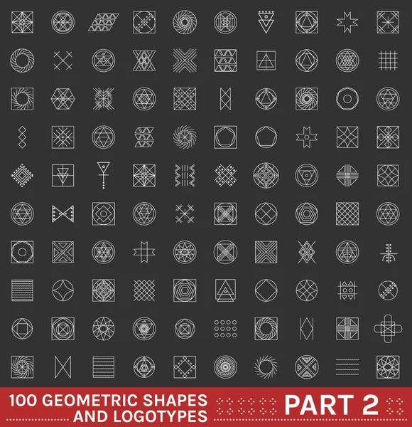 100 geometrik hipster shapes12 2black dizi