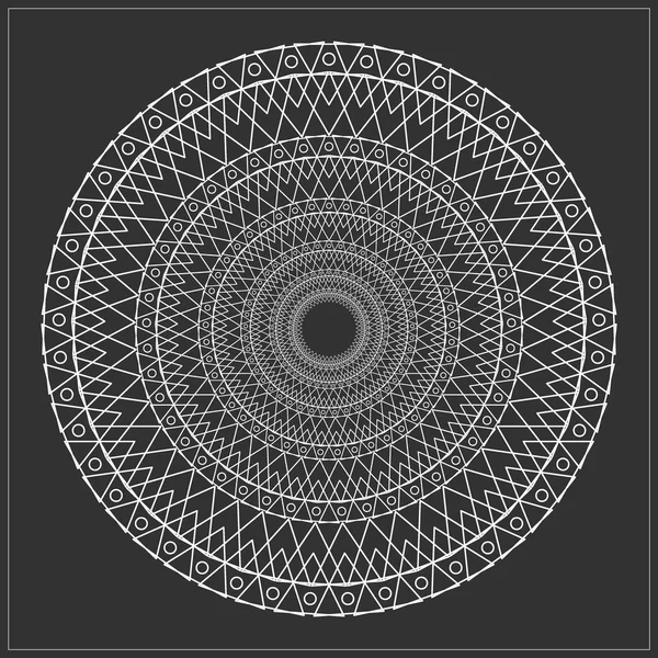 Círculo hipster geométrico 654719 — Archivo Imágenes Vectoriales