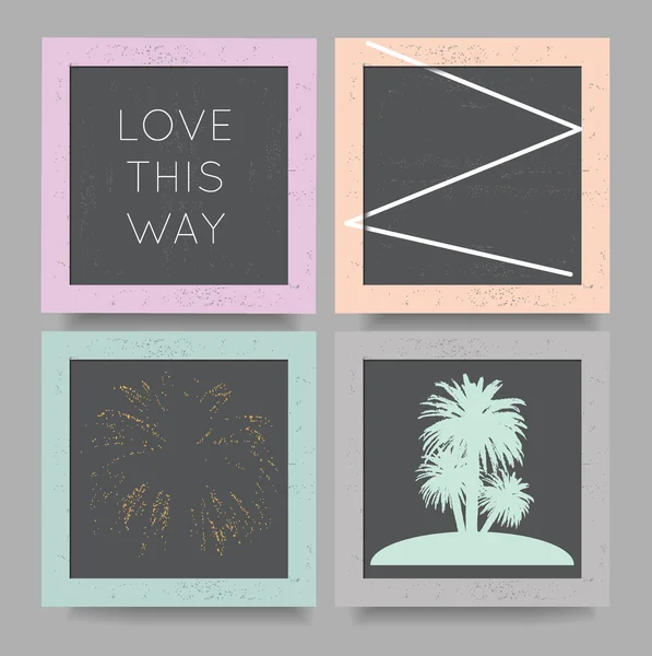 Bu şekilde geometrik arka set seviyorum