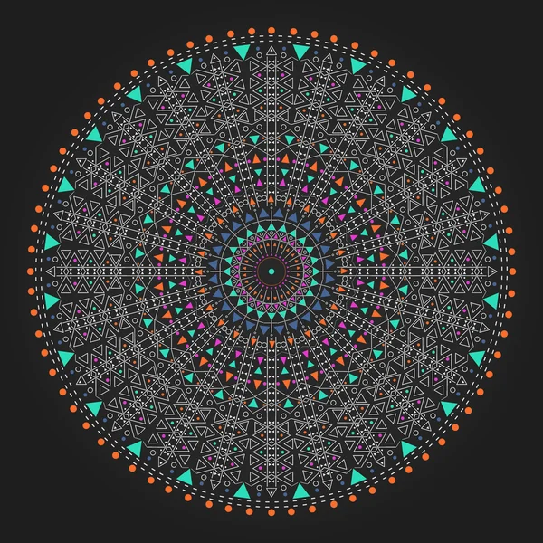 Cercle hipster géométrique 61 — Image vectorielle