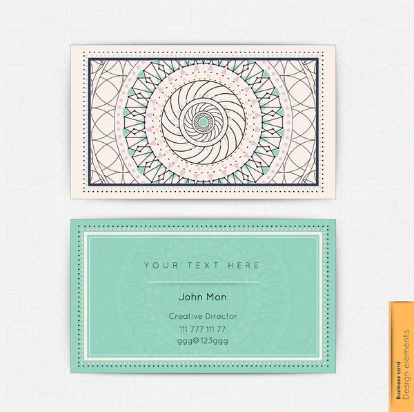 Modern simple business card Royalty Free Stock Illustrations