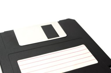 Disket beyaz arkaplanda izole edildi