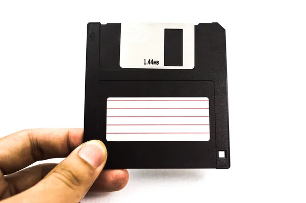 Disket beyaz arkaplanda izole edildi