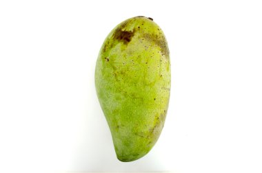 Beyaz arkaplanda mango.