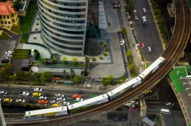 Elektrikli tren bangkok Tayland