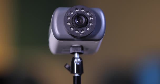 Устойчивый Снимок Камеры Наблюдения — стоковое видео