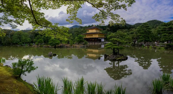 Gouden Tempel Genaamd Kinkakuji Japan Kyoto — Stockfoto