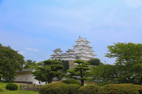 Zamek Himeji Zwany Białym Zamkiem Położony Mieście Himeji Prefektura Hyogo — Zdjęcie stockowe