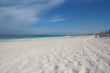Açık gökyüzü ve okyanusuyla harika Avustralya sahilleri