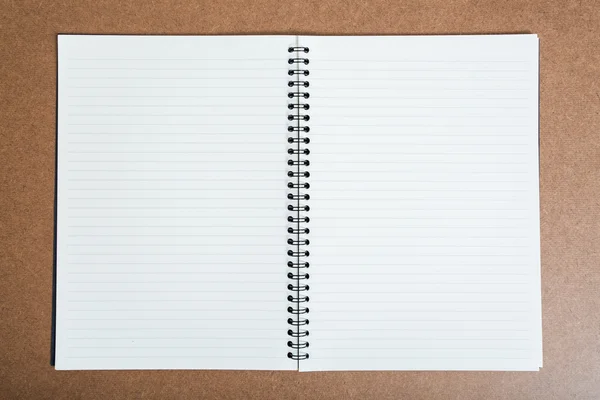 ペンで空白のノートブック — ストック写真