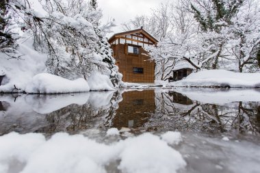 Shirakawago, kış
