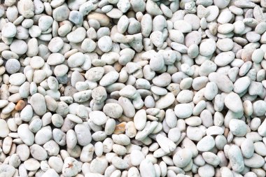 Beyaz yerdeki çakıl