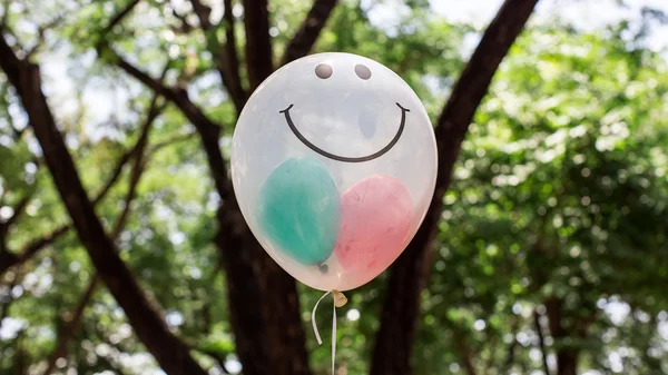 Balloon with smile face — Stock Photo, Image