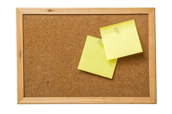 Yellow sticky notes Stock Photo