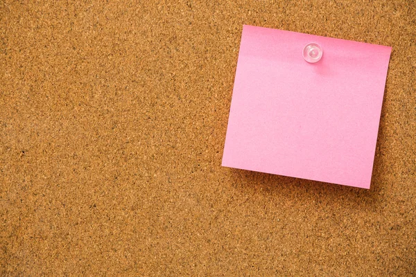 Pink Sticky Note — Fotografie, imagine de stoc