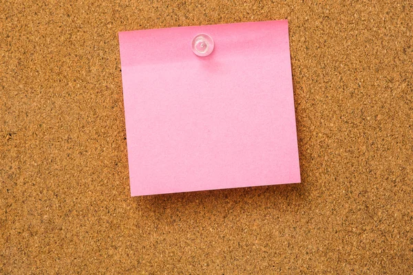 Roze kleverige nota 's — Stockfoto