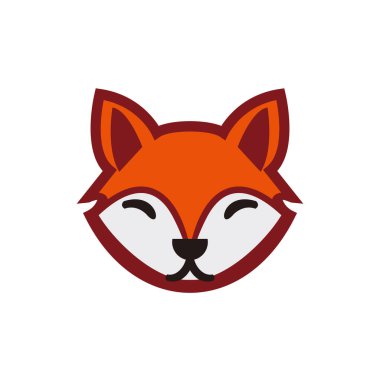 Şirin tilki suratlı hayvan çizgi filmi.