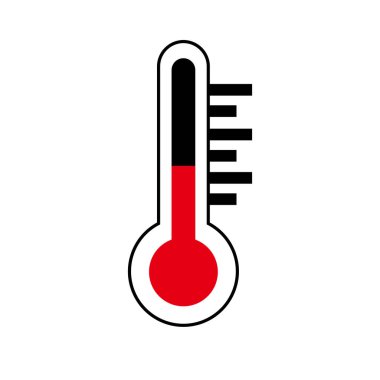Termometre Vektör Görüntü Simgesi Simgesi