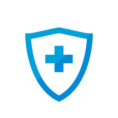 Kişisel sağlık koruma simgesi virüslerden ve bakterilerden