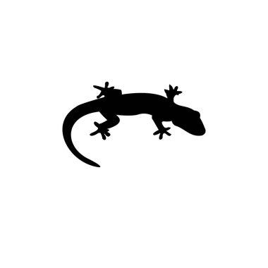 Çizim çizimi kertenkele simgesi logosu