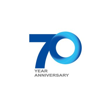 Renkli yıldönümü logosu biçimi