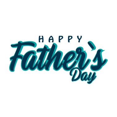 Baba günü metin vektör arkaplan tasarımı