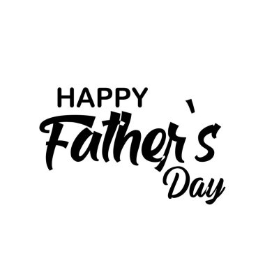 Baba günü metin vektör arkaplan tasarımı