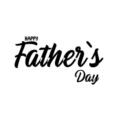 Baba günü metin vektör arkaplan tasarımı