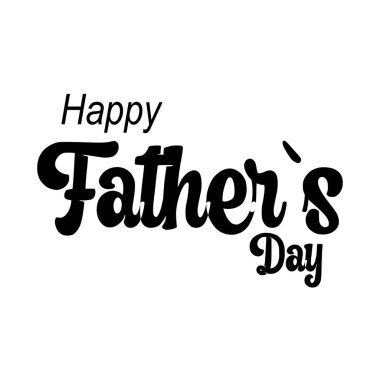 Baba günü metin vektör arkaplan tasarımı
