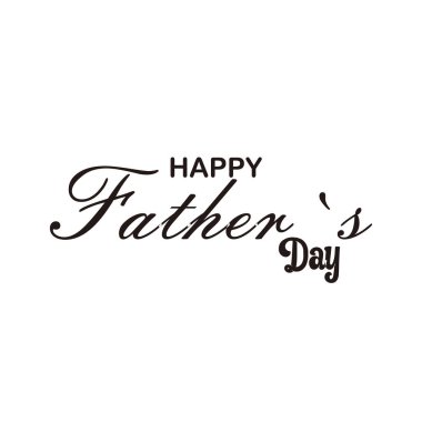 Baba günü metin vektör arkaplan tasarımı