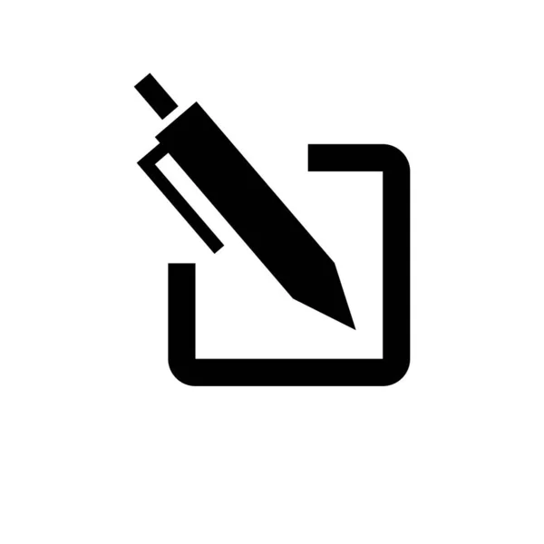Edit Icon Pencil Sign Symbol Vector — Stock Vector