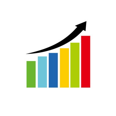 Finans sektörü için hızlı büyüme veya düşüş simgesi