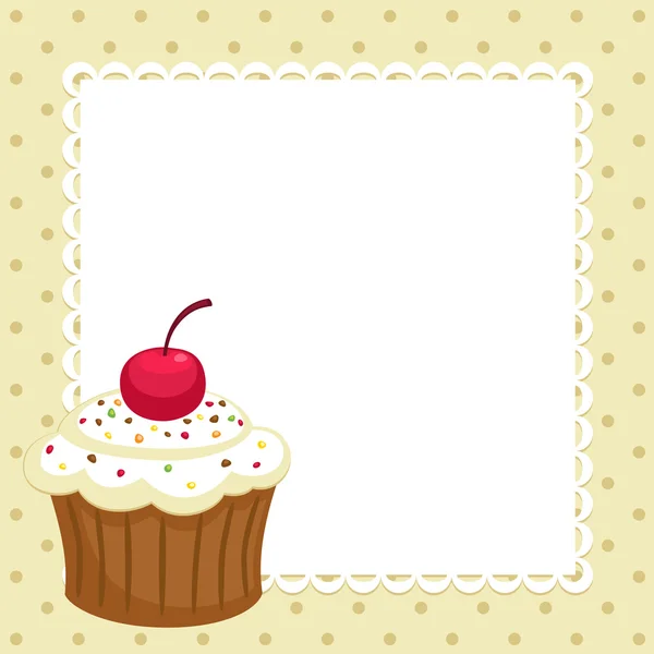 Cupcake — Stock Vector