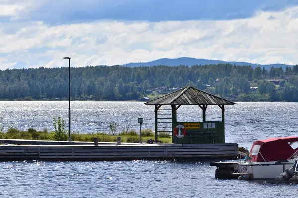 Bilder Vom Schönen Schwedischen Seeufer — Stockfoto