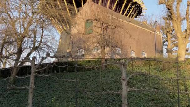 Вітряк Віндхонд Історичною Особливістю Міста Верден Він Був Побудований 1755 — стокове відео