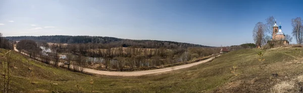 Panorama wczesnej wiosny — Zdjęcie stockowe