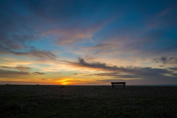 Brighton Bank Sonnenaufgang — Stockfoto