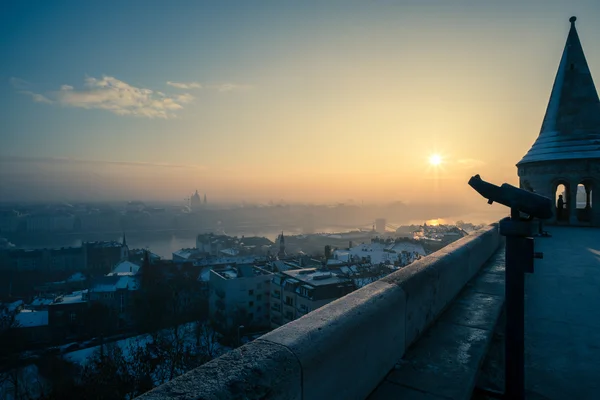 Budapest beste zonsopgang — Stockfoto