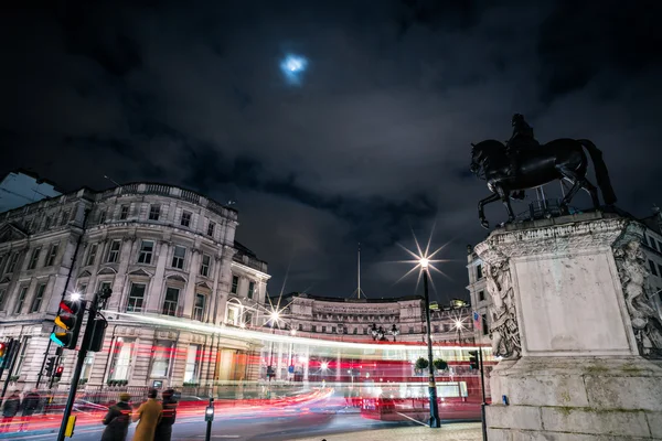 Trafalgar kwadrat księżyca ciemności Obrazy Stockowe bez tantiem