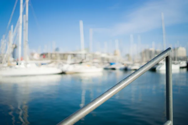 Barca port railing — Stock Photo, Image