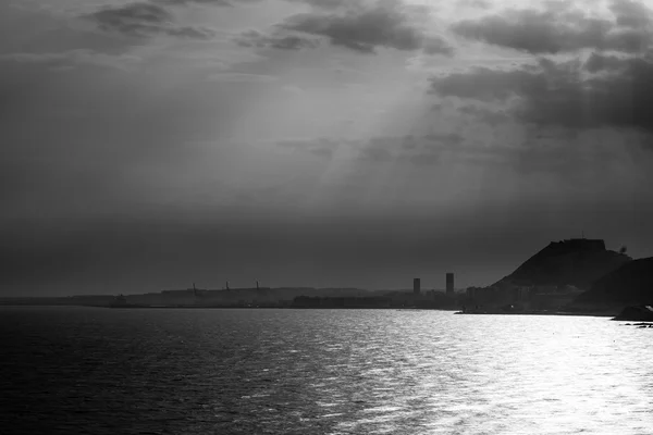 Fort Alicante mono — Stockfoto