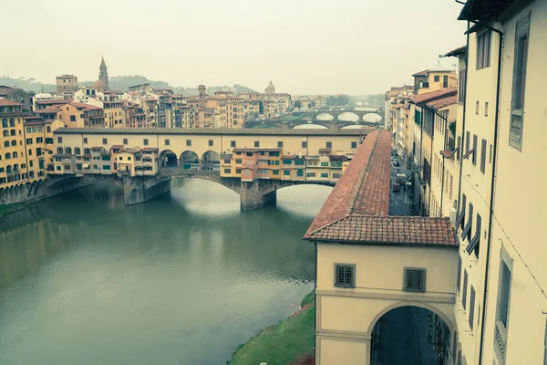 Arno ve Florencii pastel — Stock fotografie