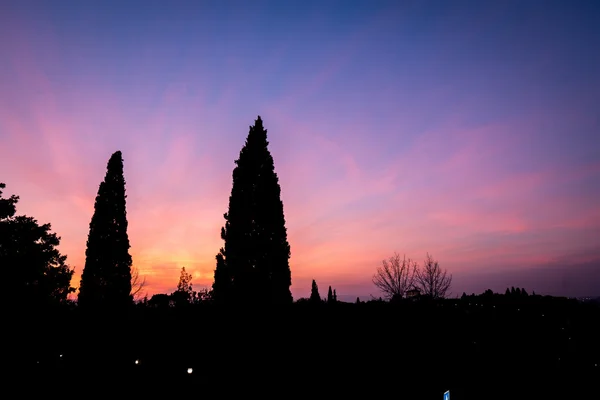 Karanlık Floransa günbatımı — Stok fotoğraf